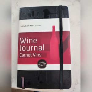 Moleskine Passion Journal, Wine, Hard Cover, Large (5" x 8.25") Black, 400 Pages